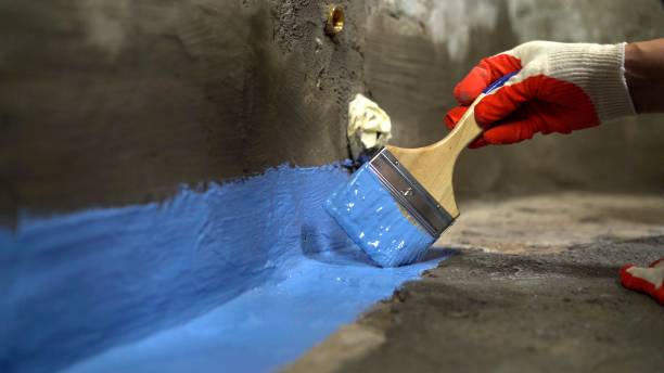 Commercial Exterior Waterproofing project at a Broadway, VA business property by SJ Waterproofing Pros